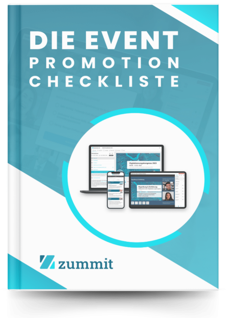 Coverseite der Checkliste für Event-Vermarktung