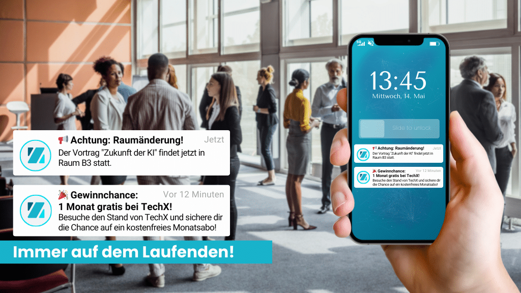 Immer auf dem Laufendem mit zielgerichteter Eventkommunikation über Push