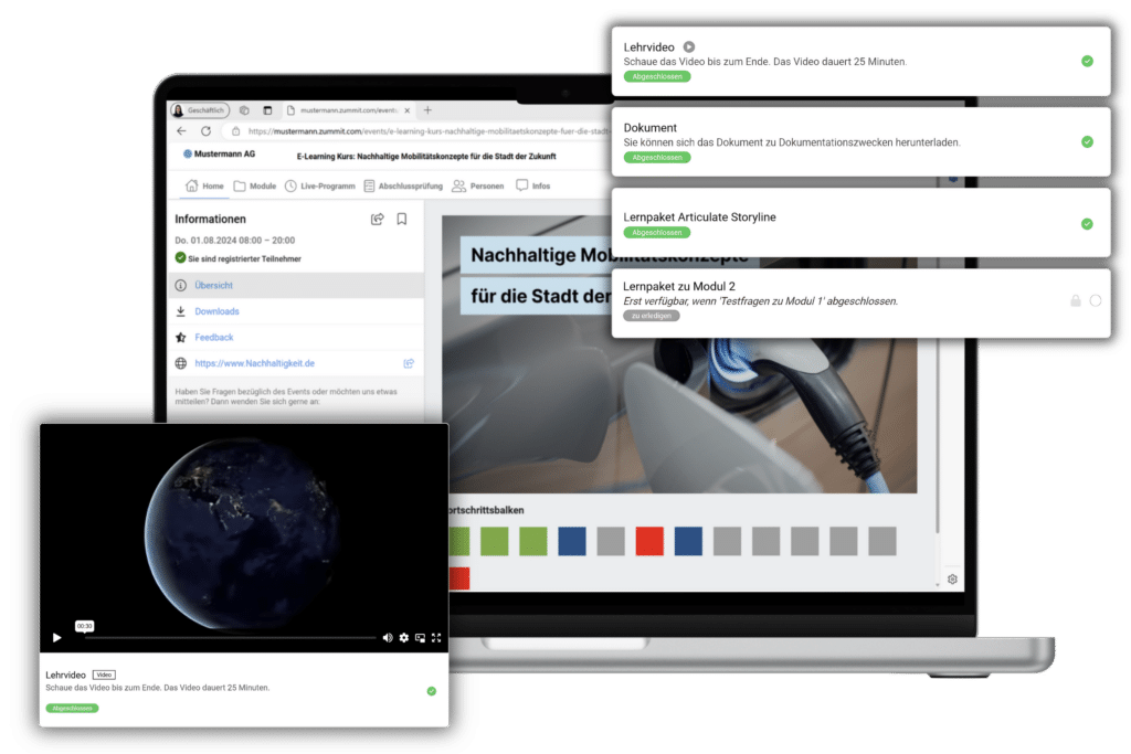 Prozessautomatisierung mit zeitgesteuerten und modulaten LMS-Lernpaketen