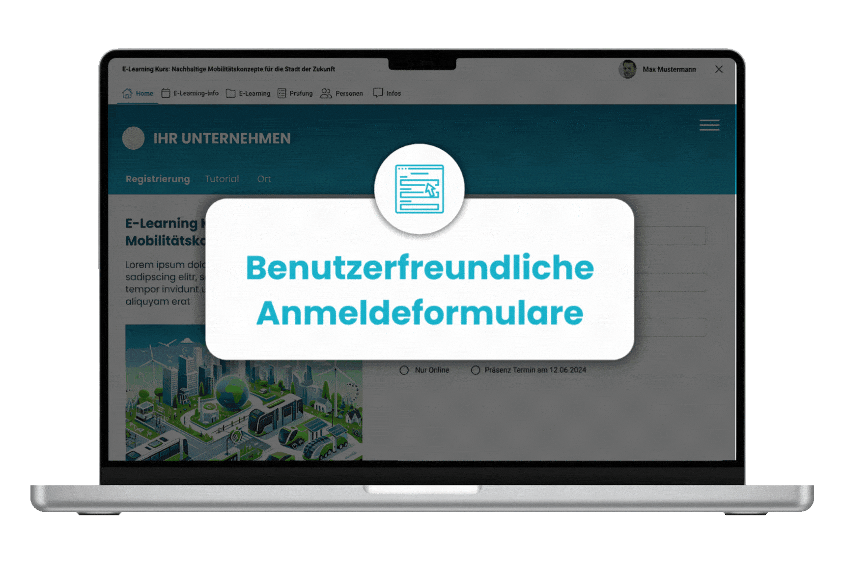 Benutzerfreundliche Anmeldeformulare